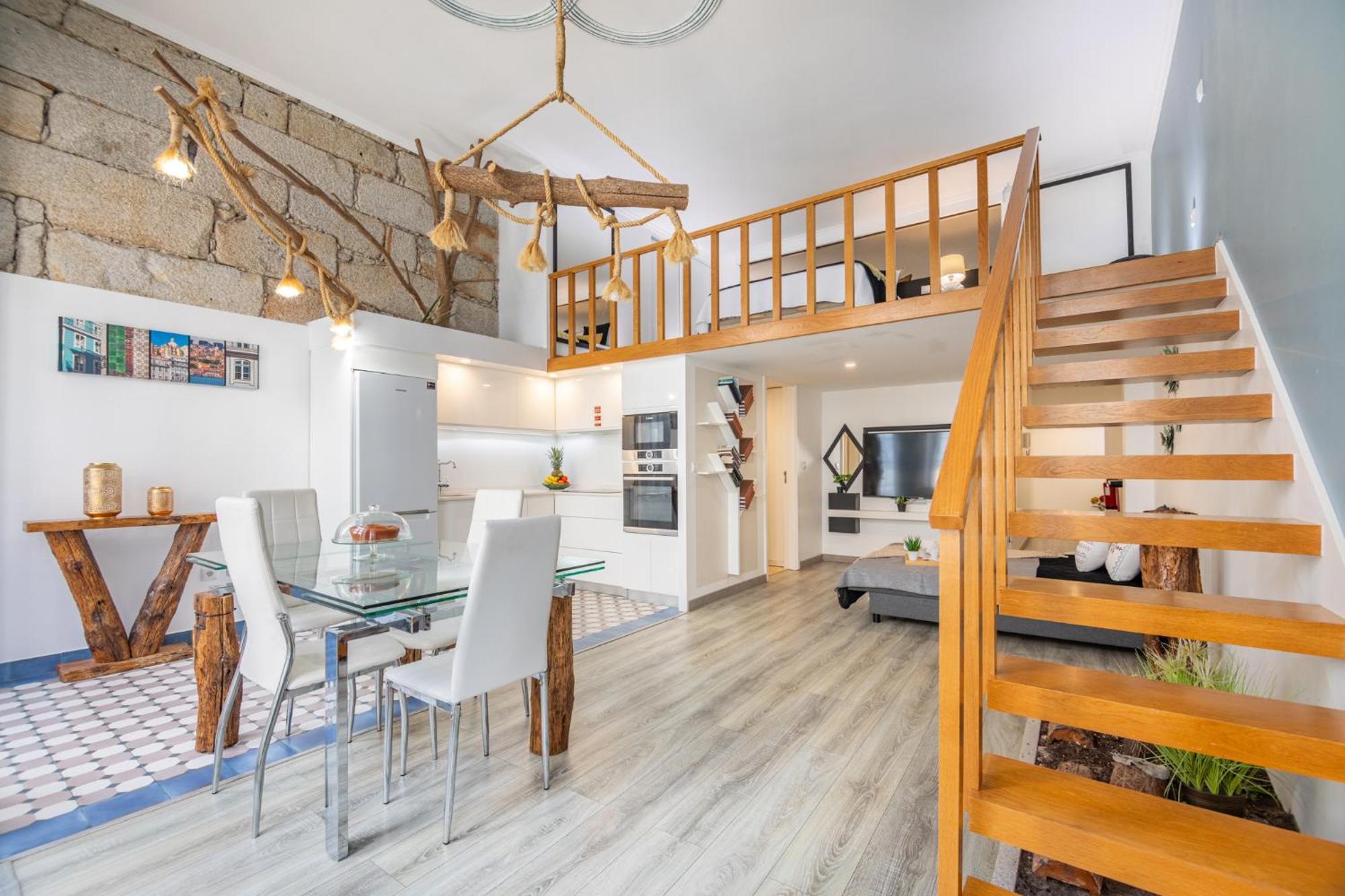 Deluxe Spacious Flats W Mezzanine By Host Wise Lejlighed Porto Eksteriør billede