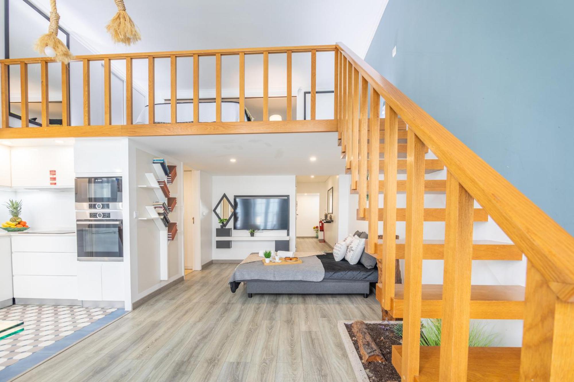 Deluxe Spacious Flats W Mezzanine By Host Wise Lejlighed Porto Eksteriør billede